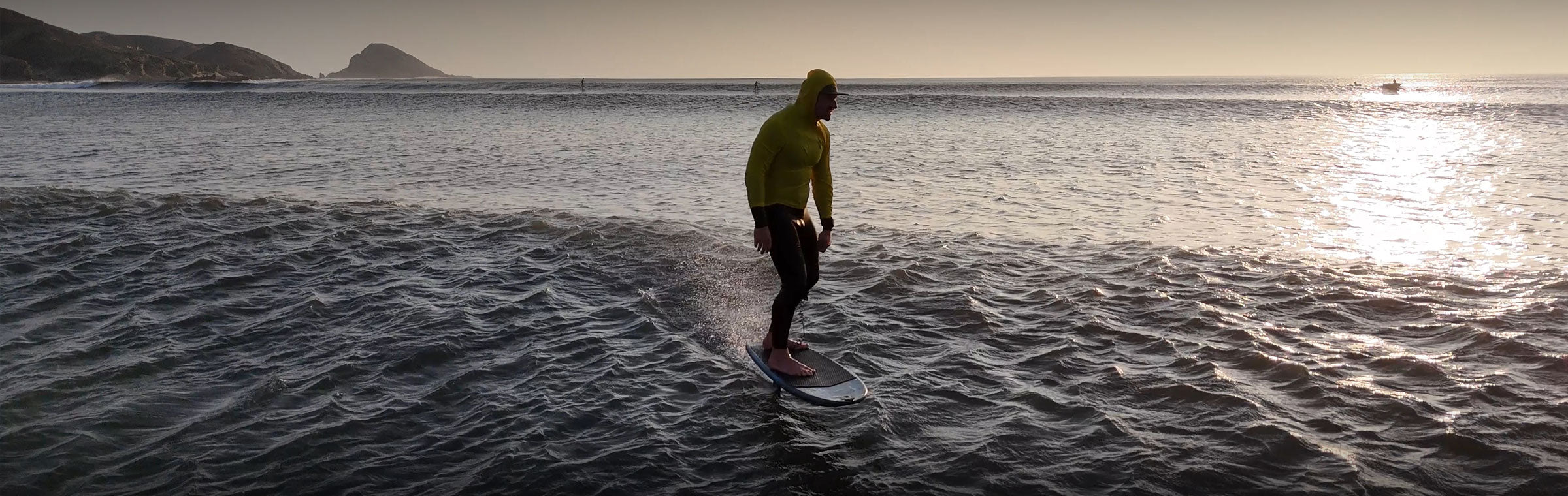 Prone surfing in Chicama Peru